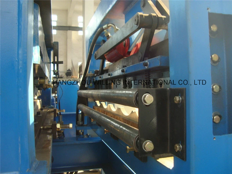828 Blue Corrugated Type Steel Tile Metal Sheet Forming Machine