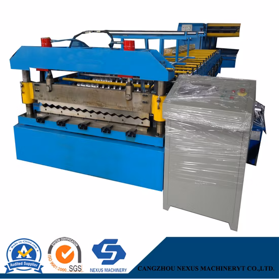 Máquina para fabricar láminas de acero corrugado de aluminio galvanizado para techos de metal